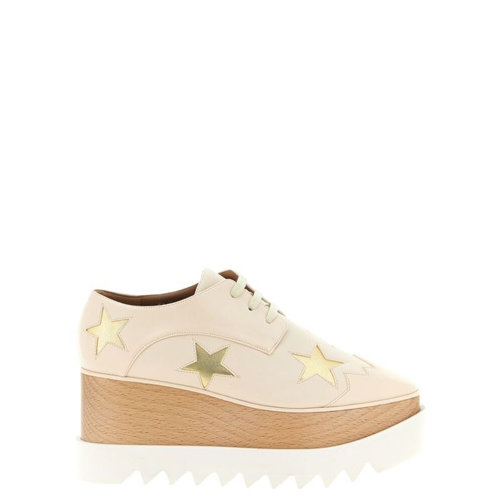 Stella McCartney White Polyester Wedge Women's Sandals
